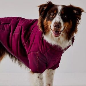 NWT Free People x Found My Animal Pippa Puffer Pet Jacket Size Medium